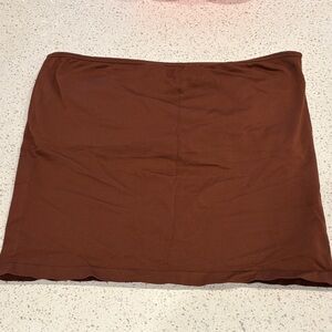 Elegant Brown Tube Top